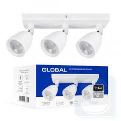 Фото Светильник LED Global 3-GSL-11241-SW 12W 1140Lm 4100K белый  - Магазин MASMART