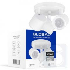 Фото Светильник LED Global 3-GSL-21241-CW 12W 1140Lm 4100K белый  - Магазин MASMART