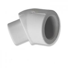 Фото Кутник ППР ВЗ Ø20х45° ASG-Plast (сірий)  - Магазин MASMART