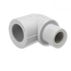 Фото Кутник ППР ВЗ Ø25х90° ASG-Plast (сірий)  - Магазин MASMART