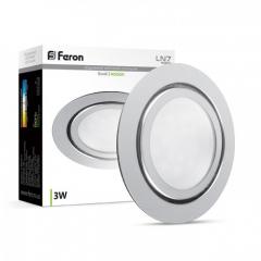 Фото Світильник LED Feron LN7 3W 4000K хром  - Магазин MASMART