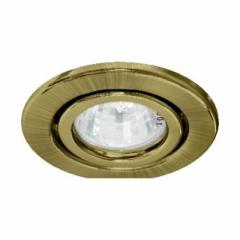 Фото Светильник Feron DL10 MR16/G5.3 античное золото  - Магазин MASMART