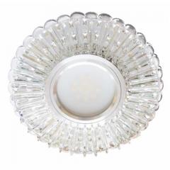 Фото Светильник Feron 7312B MR16/G5.3 прозрачный с LED подсветкой  - Магазин MASMART
