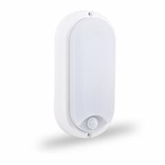 Фото Світильник LED Feron AL3009 12W 4000K IP54 з датчиком руху  - Магазин MASMART