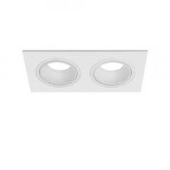 Фото Светильник Feron DL0385 2хMR16/G5.3 белый  - Магазин MASMART