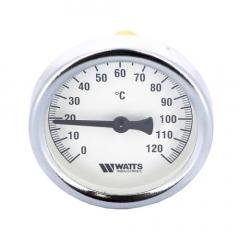 Фото Термометр фронтальный Watts 1/2" 0-120°С  - Магазин MASMART