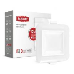 Фото Світильник LED Maxus 1-MAX-01-3-SDL-12-S 12W 3000-4100K  - Магазин MASMART