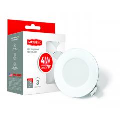 Фото Світильник LED Maxus 1-SDL-002-01 4W 4100K  - Магазин MASMART
