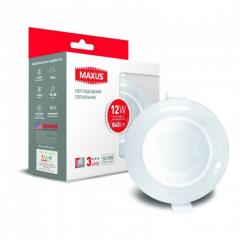 Фото Світильник LED Maxus 1-MAX-01-3-SDL-12-C 12W 3000-4100K  - Магазин MASMART