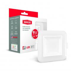 Фото Світильник LED Maxus 1-MAX-01-3-SDL-09-S 9W 3000-4100K  - Магазин MASMART