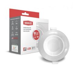 Фото Світильник LED Maxus 1-MAX-01-3-SDL-09-C 9W 3000-4100K  - Магазин MASMART