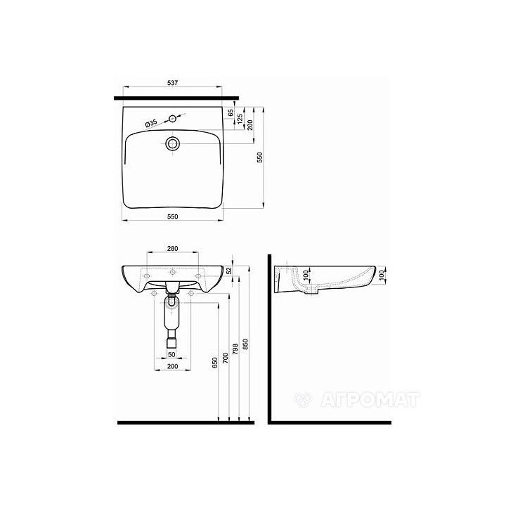 Фото Раковина Kolo Nova Pro M38155000  - Магазин MASMART