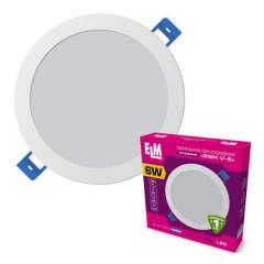 Фото Светильник LED ELM Disk 6W 6500K 26-0058  - Магазин MASMART