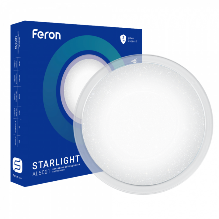 Фото Світильник LED Feron AL5001 Starlight 60W 4000K - Магазин MASMART