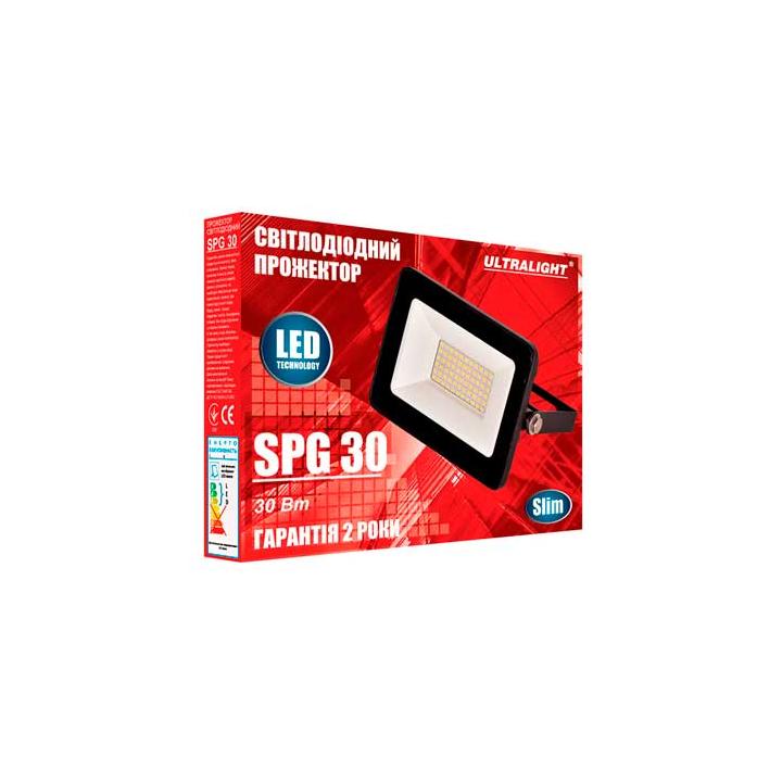 Фото Прожектор LED Ultralight SPG Slim 30W 6400K IP65 - Магазин MASMART