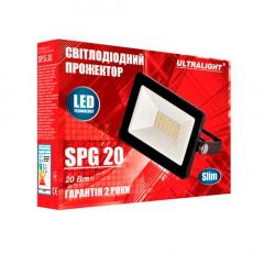 Фото Прожектор LED Ultralight SPG Slim 20W 6400K IP65  - Магазин MASMART