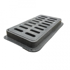 Фото Дощоприймач полімерний 12,5 т ДБ 81х40 см (з замком)  - Магазин MASMART