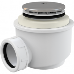 Фото Сифон для д/піддону AlcaPlast A47CR-50 хром  - Магазин MASMART