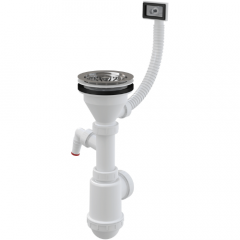 Фото Сифон для мийки AlcaPlast A447P 3 1/2"  - Магазин MASMART