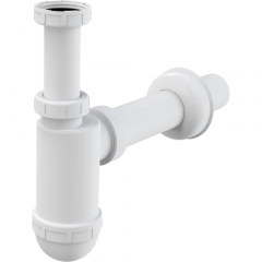 Фото Сифон для раковины AlcaPlast A43 1 1/4" (труба 40 мм)  - Магазин MASMART