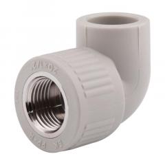 Фото Кутник ППР Ø25х1/2" В ASG-Plast (сірий)  - Магазин MASMART