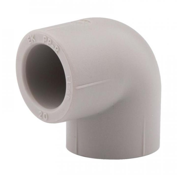 Фото Кутник ППР Ø32х90° ASG-Plast (сірий) - Магазин MASMART