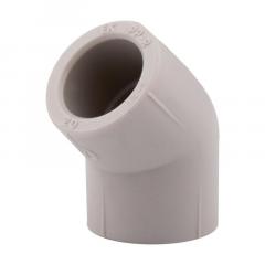 Фото Уголок ППР Ø40х45° ASG-Plast (серый)  - Магазин MASMART