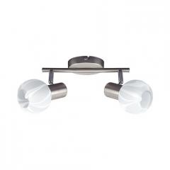 Фото Світильник Horoz Bodrum-2 2хЕ14 хром матовий  - Магазин MASMART