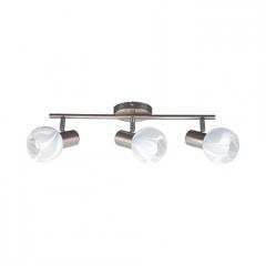 Фото Світильник Horoz Bodrum-3 3хЕ14 хром матовий  - Магазин MASMART