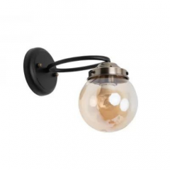 Фото Светильник бра Sirius 9537-1 Е27 черный  - Магазин MASMART