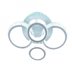 Фото Люстра LED акрилова Sirius DK5867B/4 WH/RGB 168+8W -...  - Магазин MASMART