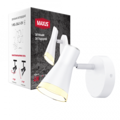 Фото Светильник LED Maxus 1-MSL-20441-CW 4W 4100K белый  - Магазин MASMART