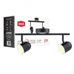 Фото Світильник LED Maxus 2-MSL-10841-CB 8W 4100K чорний  - Магазин MASMART