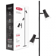 Фото Світильник LED Maxus 2-MSL-20841-FB 8W 4100K чорний  - Магазин MASMART