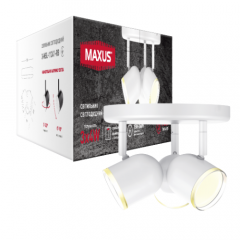 Фото Світильник LED Maxus 3-MSL-11241-RW 12W 4100K білий  - Магазин MASMART