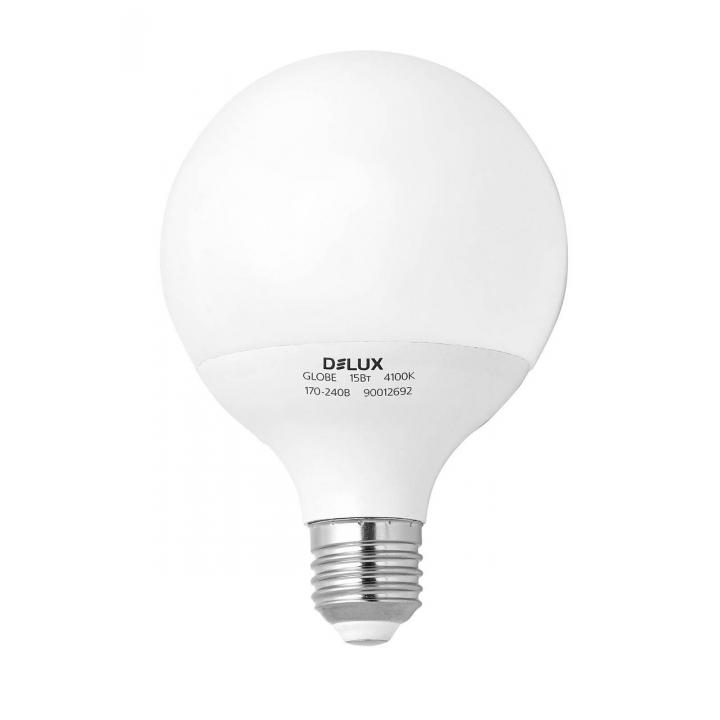 Фото Лампа LED Delux Globe G95 15w E27_4100K  - Магазин MASMART