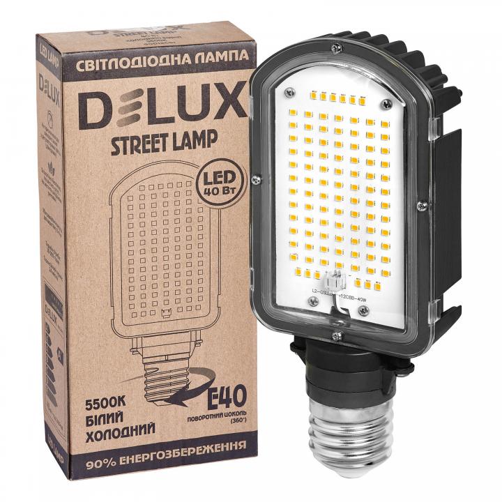 Фото Лампа LED Delux StreetLamp 40w E40_5500K - Магазин MASMART