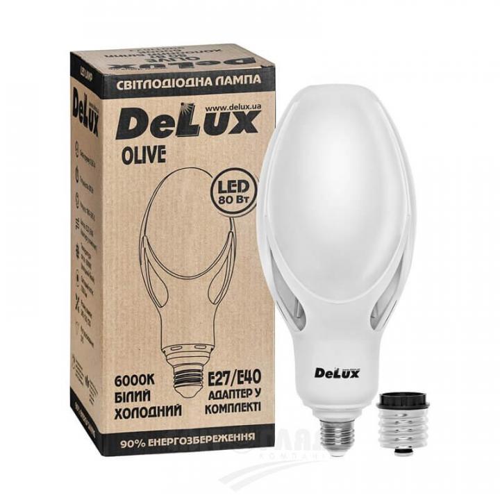 Фото Лампа LED Delux Olive 80W E27 6000K - Магазин MASMART