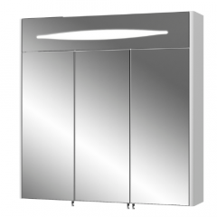 Фото Зеркальный шкаф AquaStyle Ева 80 см белый  - Магазин MASMART