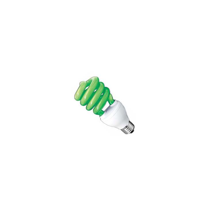 Фото Лампа энергосберегающая Delux ERS-02A 26W E27 (зеленая) - Магазин MASMART