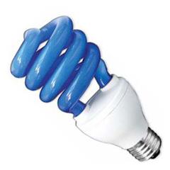 Фото Лампа енергозберігаюча Delux ERS-02A 26W E27 (синя) - брак  - Магазин MASMART