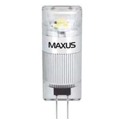 Фото Лампа Maxus 1-LED-340T G4 1W 5000K 12V AC / DC CR  - Магазин MASMART