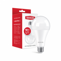 Фото Лампа Maxus 1-LED- 783 A80 18W 3000K 220V E27  - Магазин MASMART