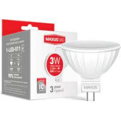 Фото Лампа Maxus 1-LED-511 MR16 3W 3000K 220V GU5.3  - Магазин MASMART
