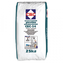 Фото Штукатурка декоративна СБС-54 Шагрень 1,5 мм біла 25 кг  - Магазин MASMART