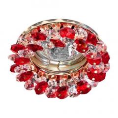 Фото Светильник точечный CD 4141 красный / золото  - Магазин MASMART