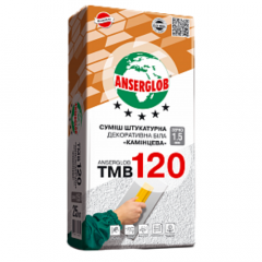 Фото Штукатурка TMB120 Камешковая 2 мм Anserglob белая...  - Магазин MASMART