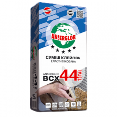 Фото Клей для плитки еластифікований Anserglob ВСХ44 25кг  - Магазин MASMART