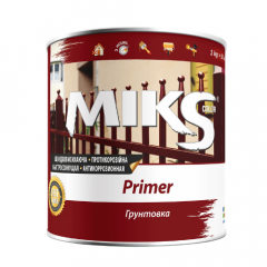 Фото Грунтовка антикоррозионная Miks белая 2,8 кг  - Магазин MASMART