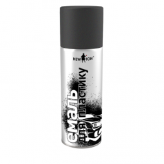 Фото Емаль NewTon для пластику чорна RAL9005 400 мл  - Магазин MASMART